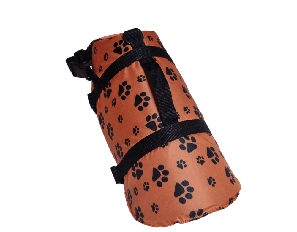 Mentőmellény S narancs, fekete tappancsos