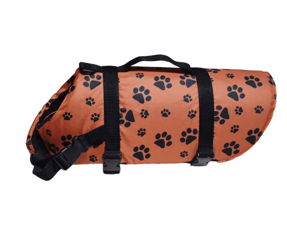 Mentőmellény S narancs, fekete tappancsos - Image 2