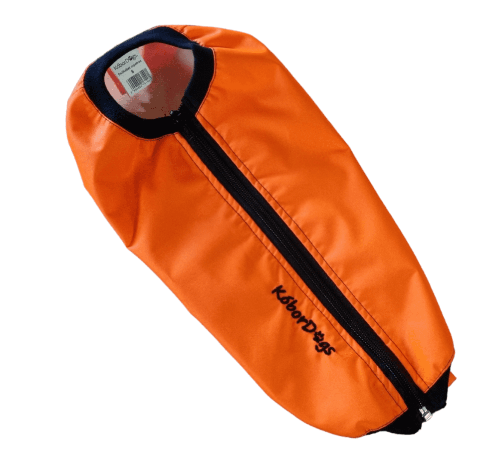 Esőkabát uv. narancssárga Tacskó fazon