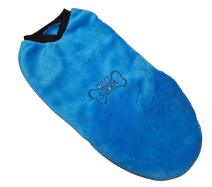 Pulcsi wellsoft, kék M méret