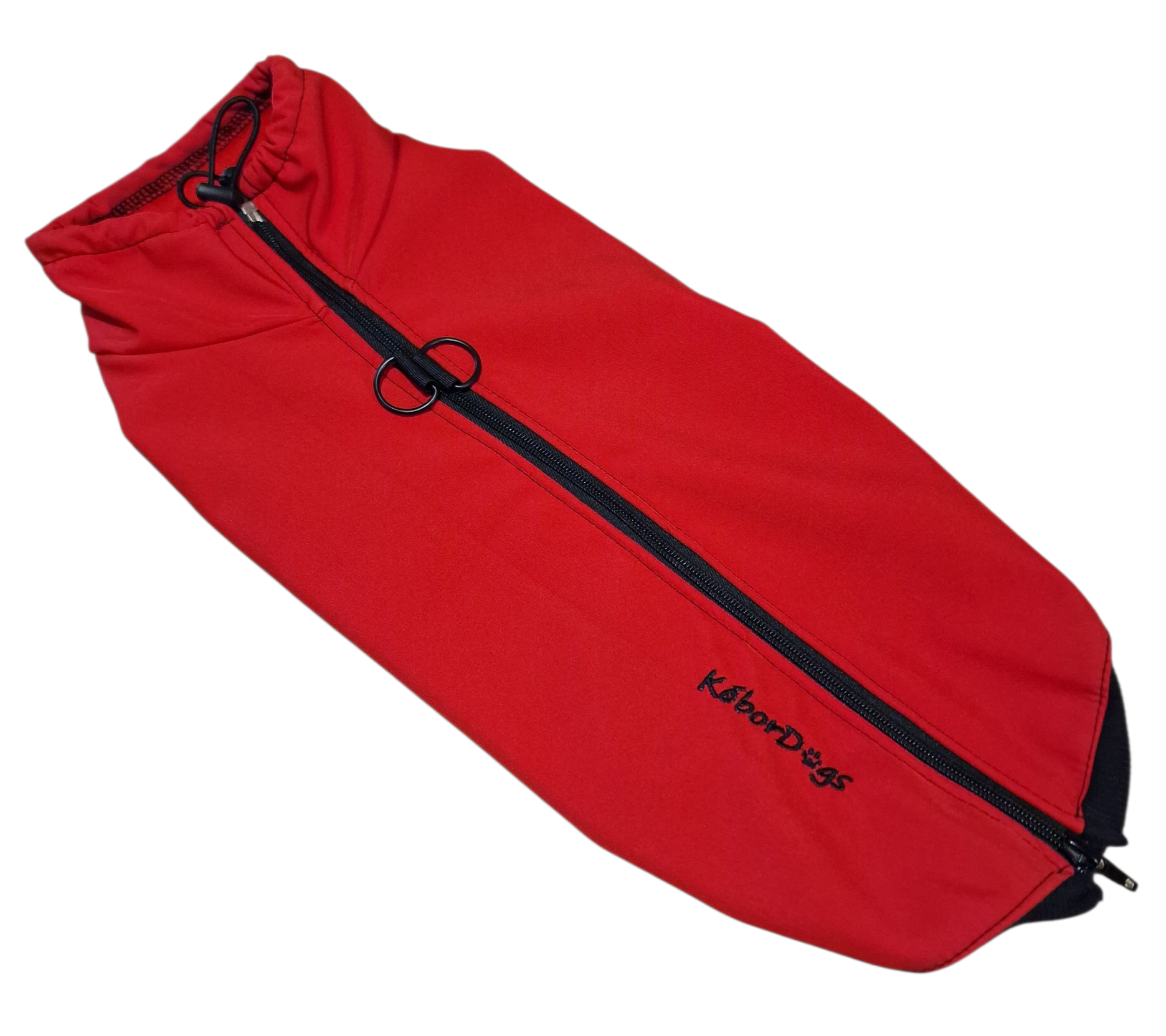 Átmeneti garbós piros kabát M méret