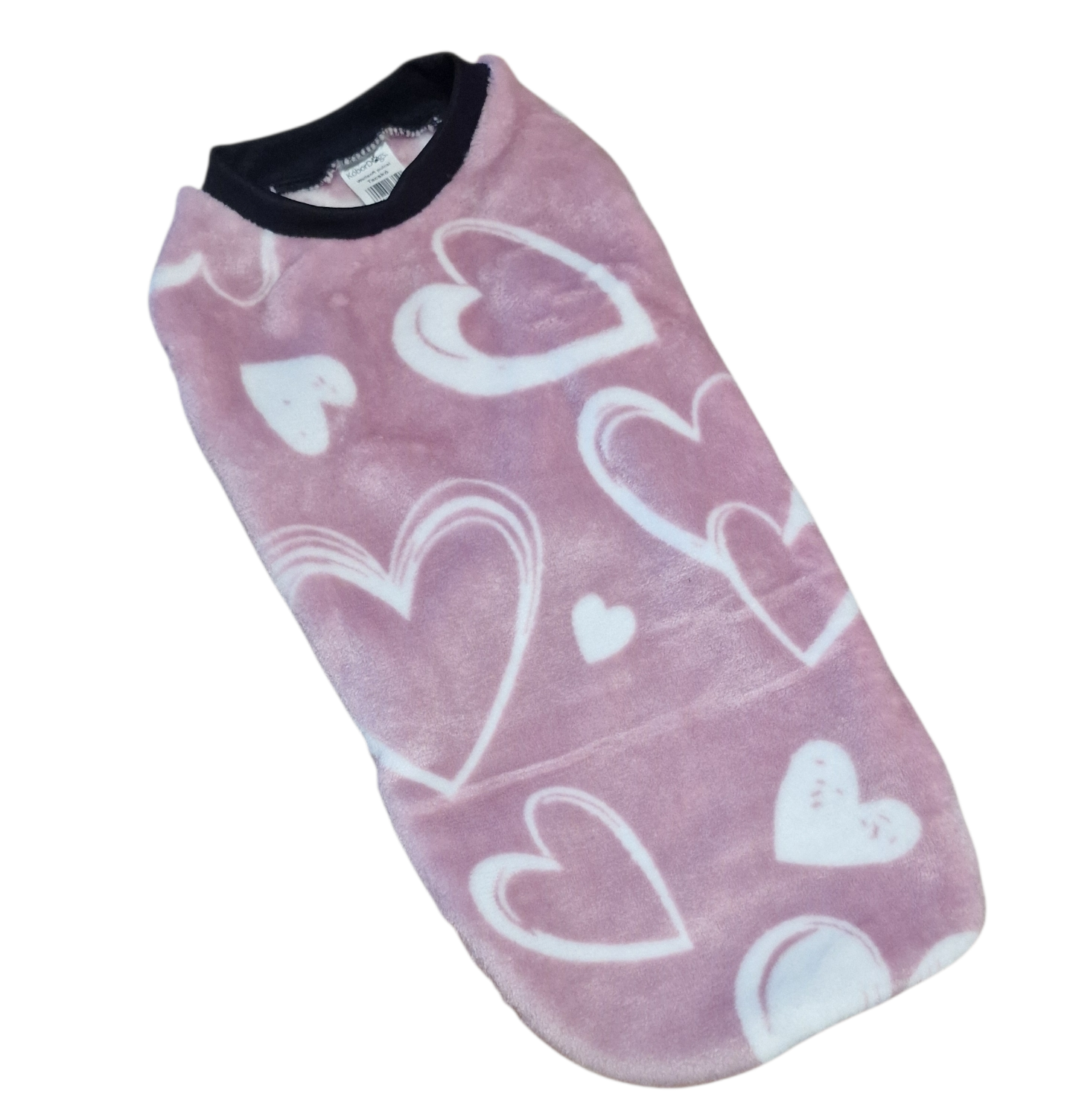 Wellsoft pulcsi rózsaszín, fehér szíves Tacskó fazon