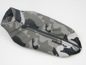 Téli kabát szürke terep Tacskó fazon