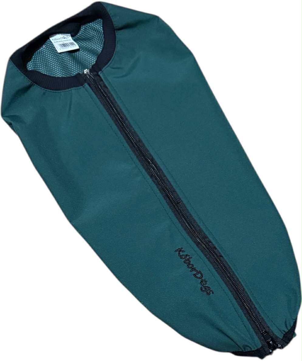 Esőkabát sötétzöld L méret