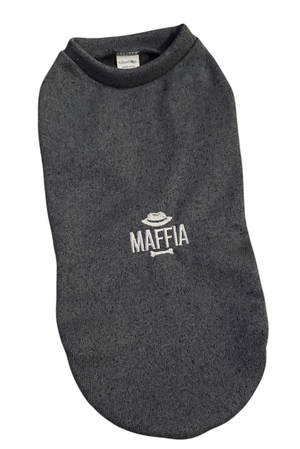 Kötött pulcsi szürke Maffia Tacskó fazon